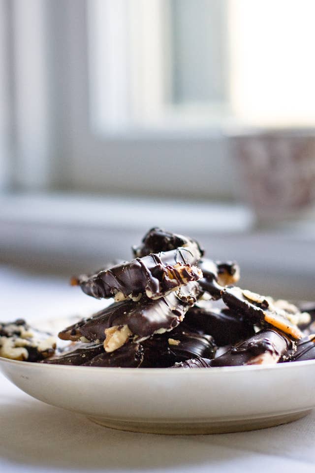 Scamps Dark Chocolate Toffee Box - 4 oz.