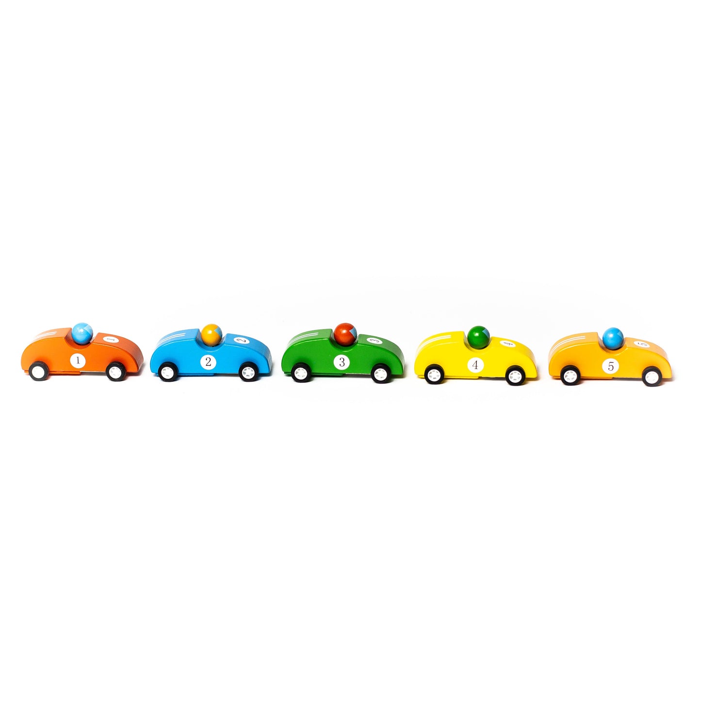 Pull Back Wooden Race Car (Eaches)