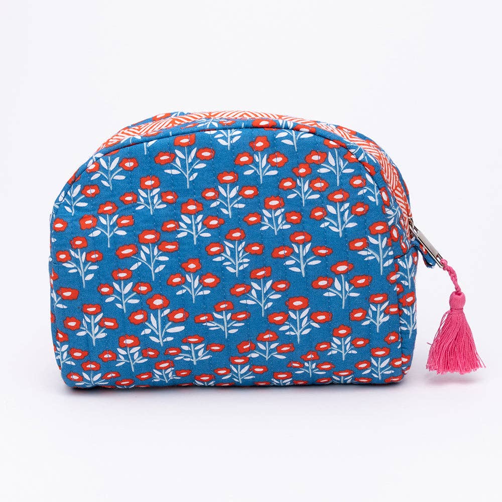 Hemlock Juliet Quilted & Lined Makeup Pouch