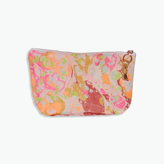 Marbled Garden Party Pouch
