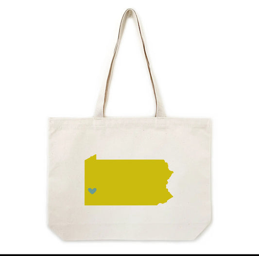 Pennsylvania Canvas Tote Extra Large