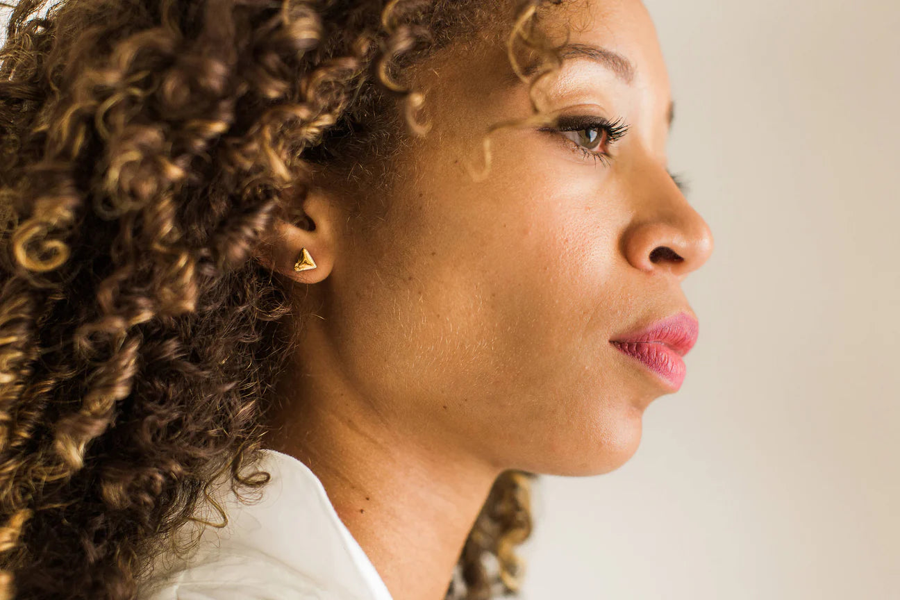 Triangle Stud Earrings by Jenna Vanden Brink