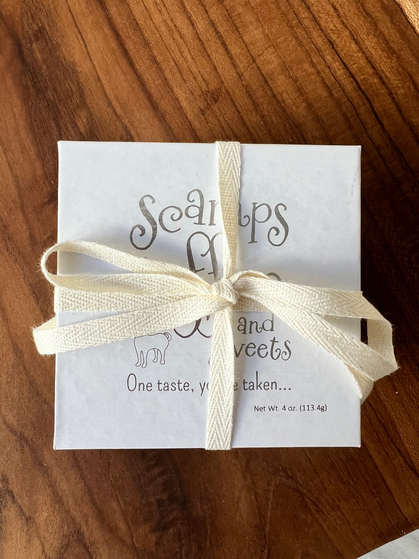 Scamps Dark Chocolate Toffee Box - 4 oz.