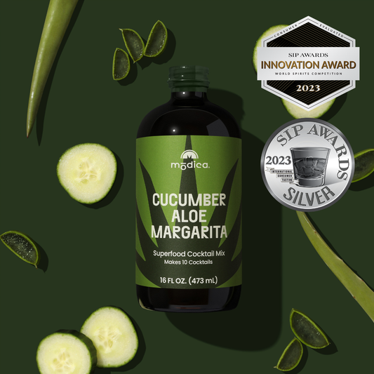 Cucumber Aloe Margarita Cocktail + Mocktail Mix
