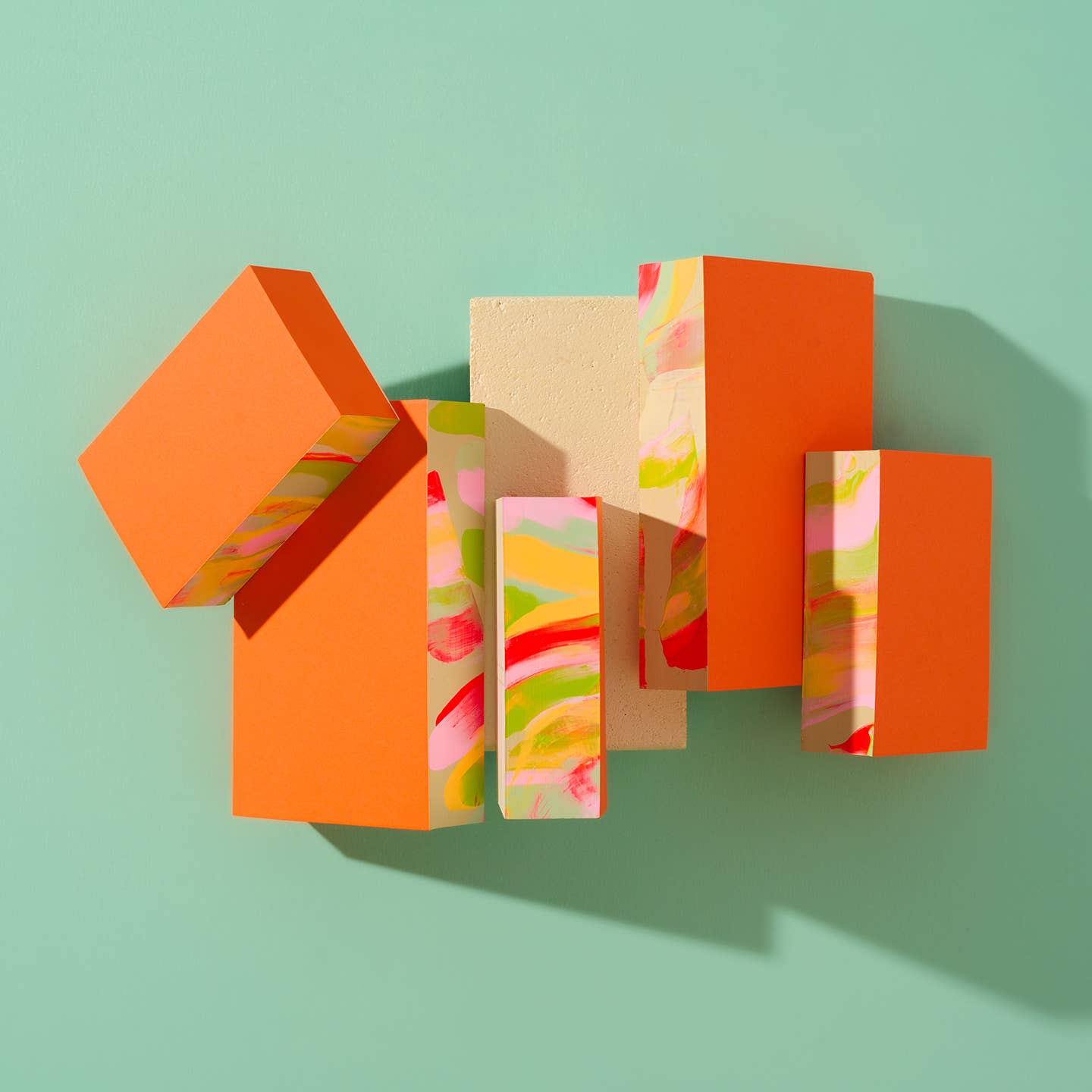 Moglea Medium Swirl Pad - Orange