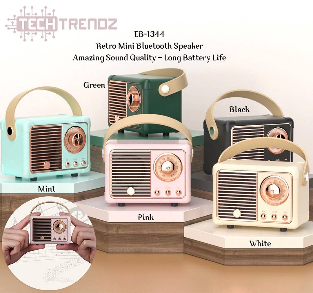 Vintage Bluetooth Speaker: Green