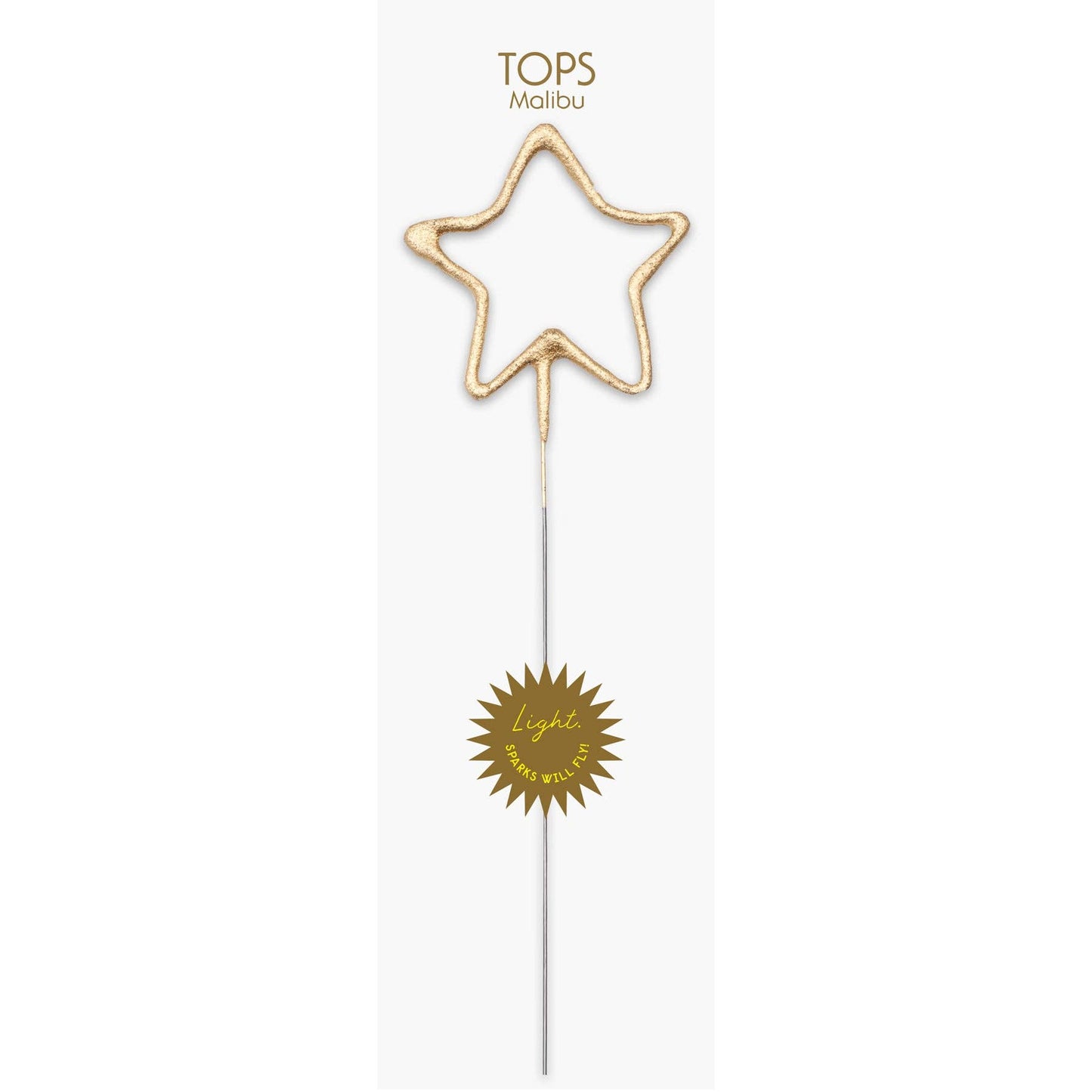 Big Golden Sparkler - Star