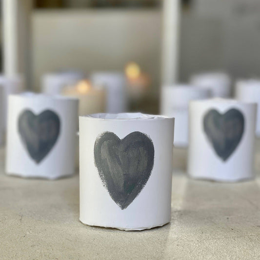 Love you - Heart Candle 9oz