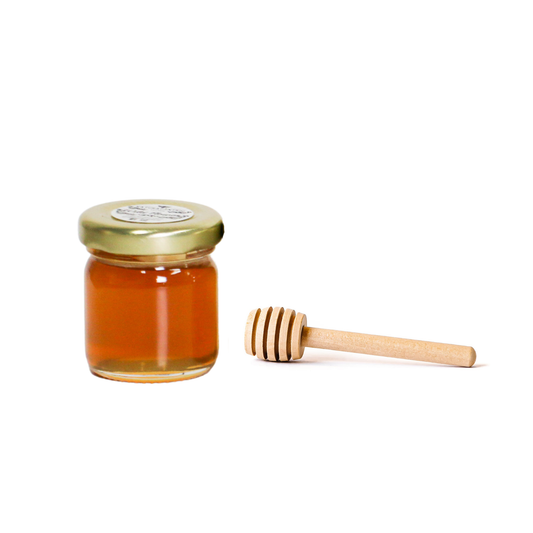Mini Honey + Wooden Honey Dipper