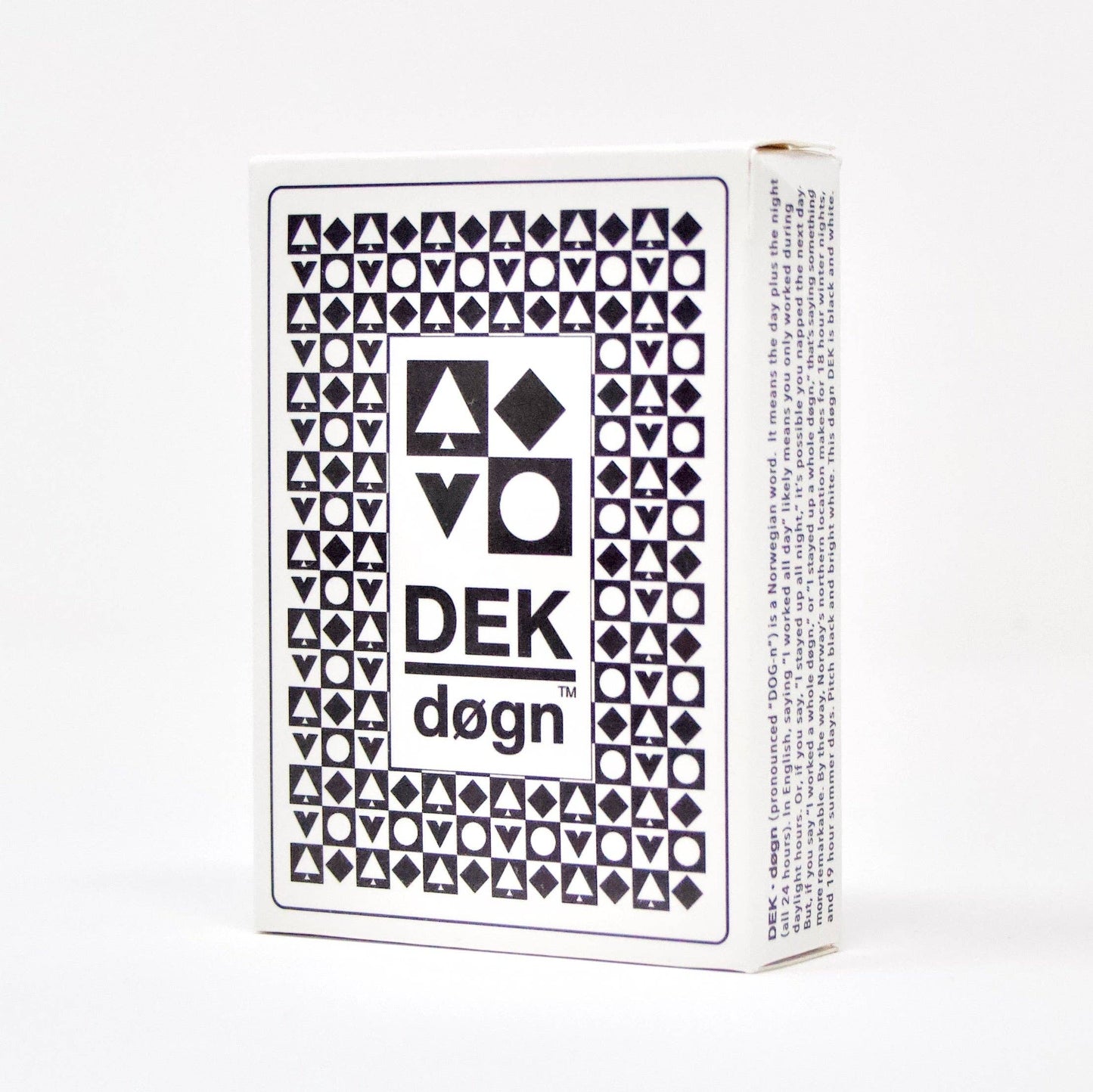 Playing Cards - DEK of Cards black & white