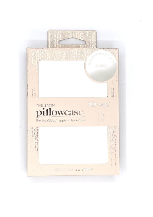 Satin Pillowcase - Ivory - standard size