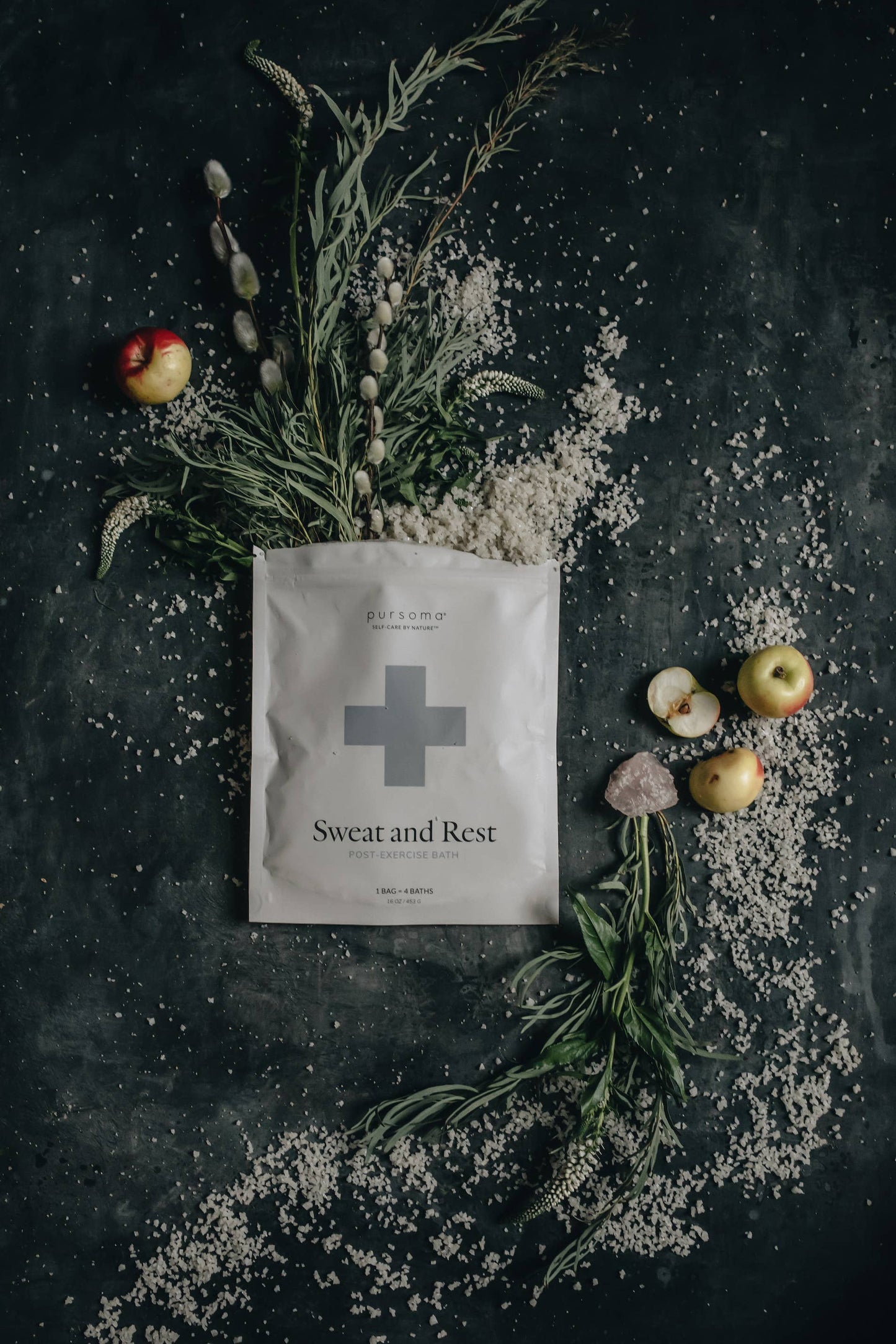 Sweat & Rest: 16 oz Post Workout Bath Recovery Salts
