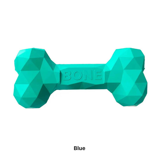 The Dura-Dog Chewer Bone Chew Toy for Dogs: Turquoise