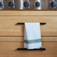 Classic Italian Kitchen Towel - Herringbone Green