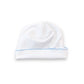 Picot Trimmed Hat: White