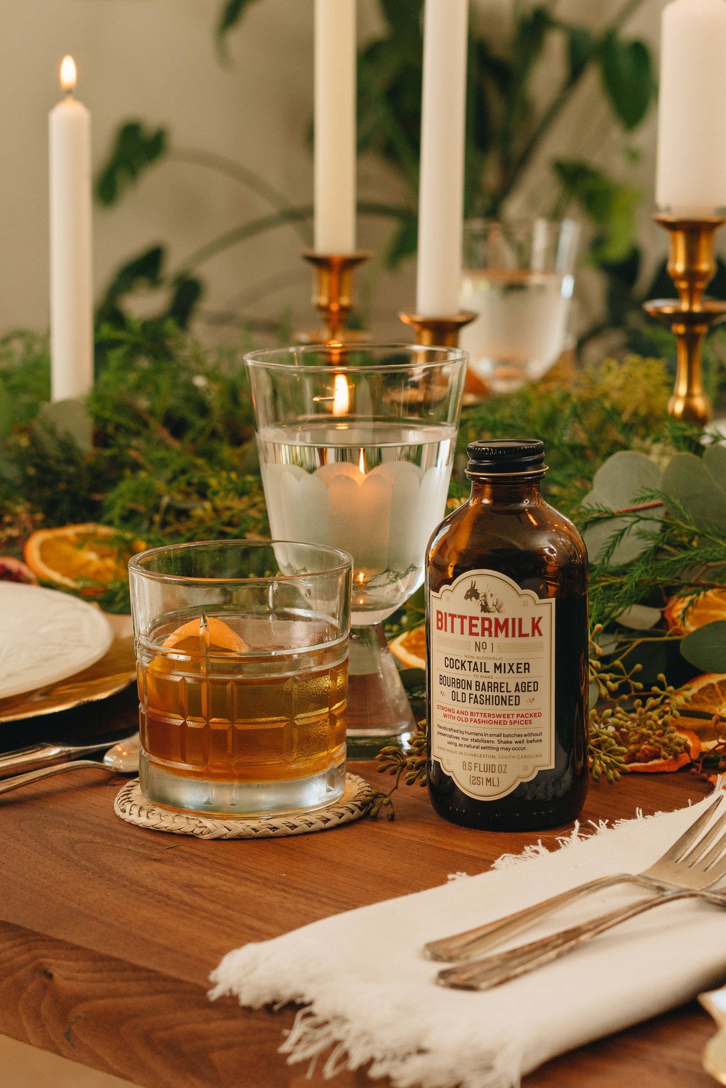 Bittermilk No.1 Cocktail Mixer- Bourbon Barrel Aged Old Fashioned