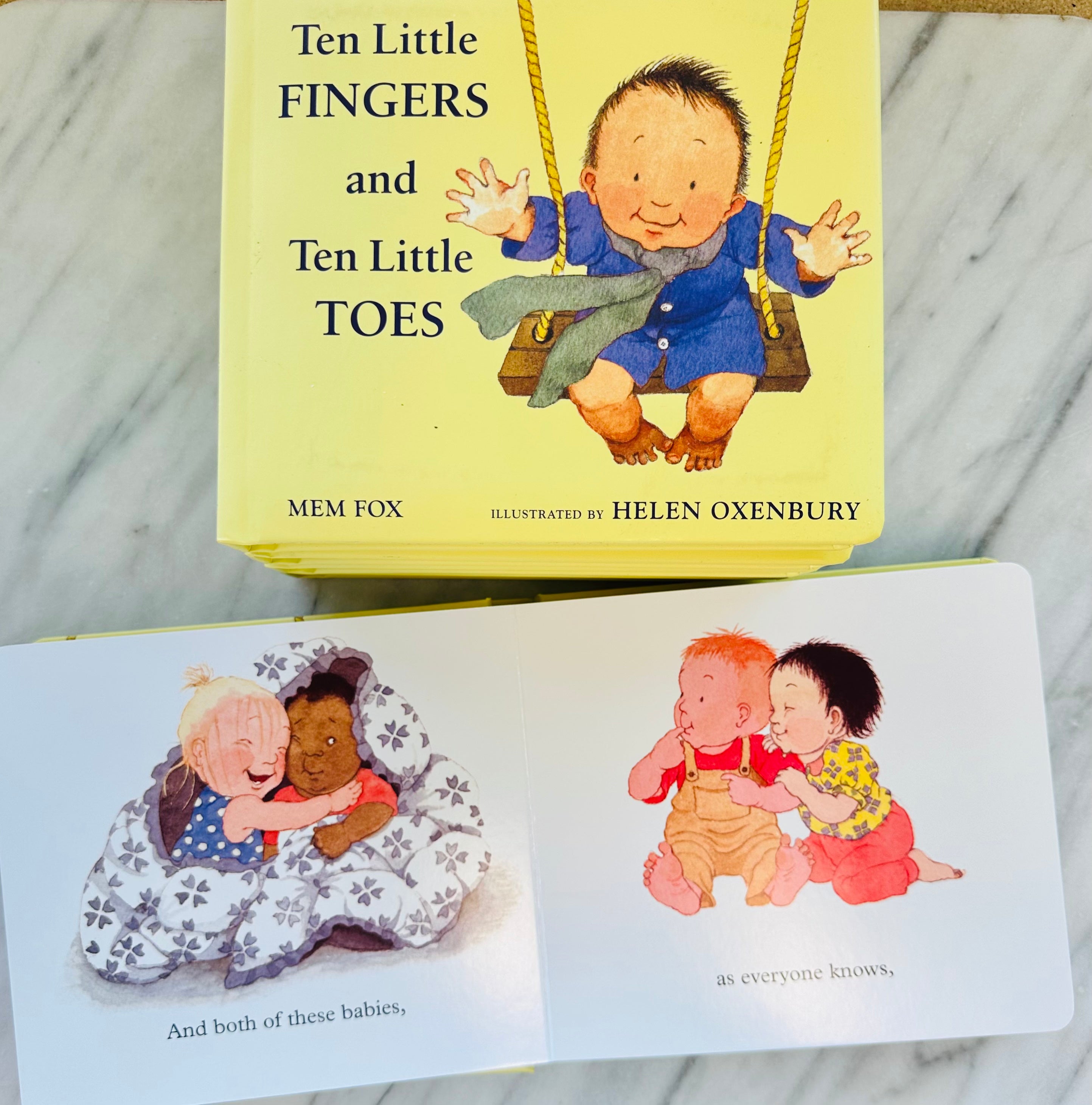 Toes Book Ten Little Fingers and Ten Little Toes Board Book – Box of Happy