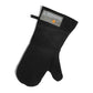 Outset Black Leather Grill Mitt, 8.5” x 17”