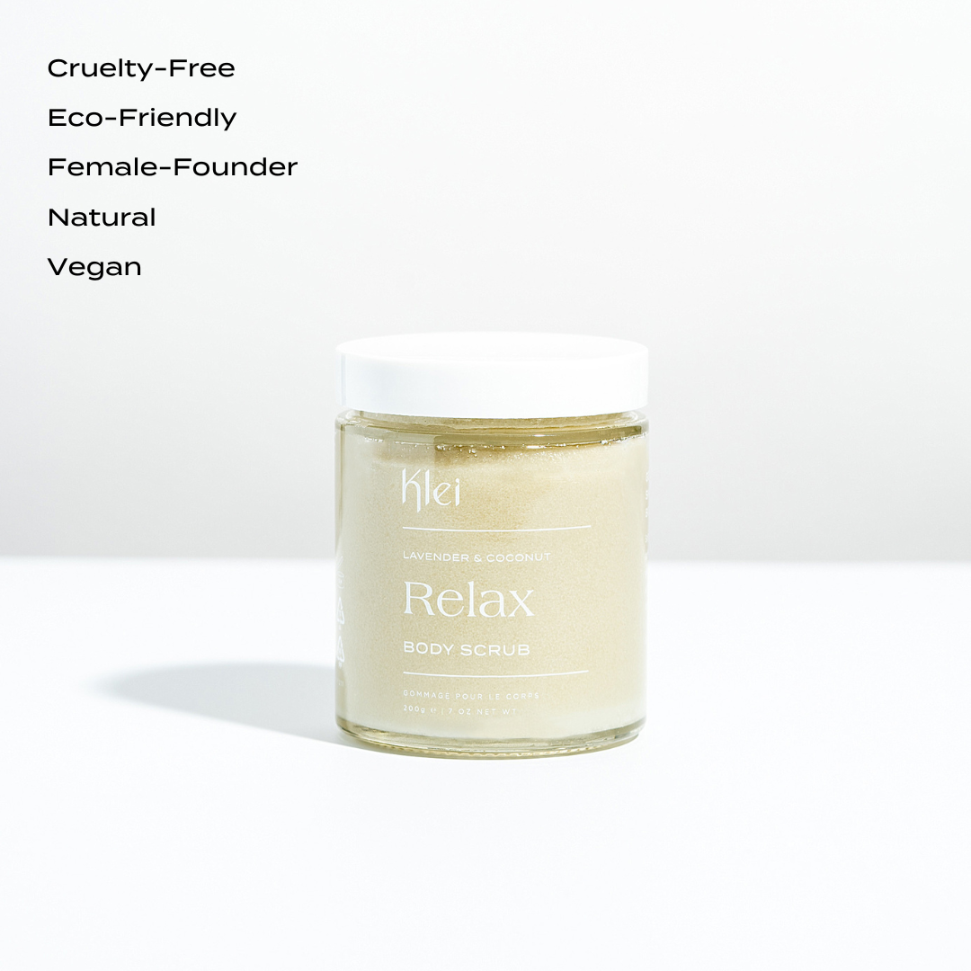 Relax Lavender & Coconut Natural Sugar Spa Body Scrub