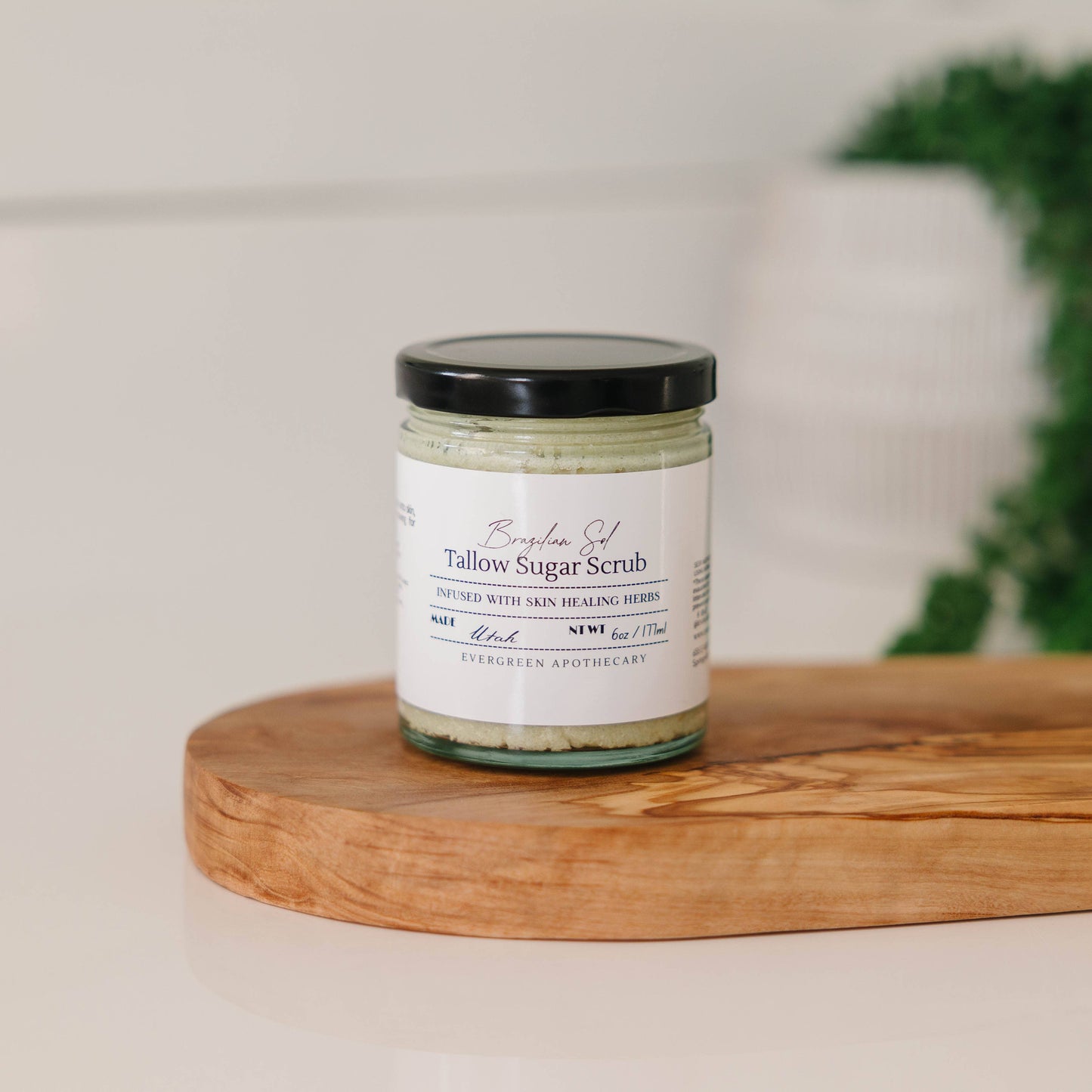 Skin Healing Tallow Body Scrub, Made with Lady May Tallow