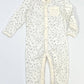 Pebble Button Jumpsuit Romper (Organic Cotton): Natural / 3-6M