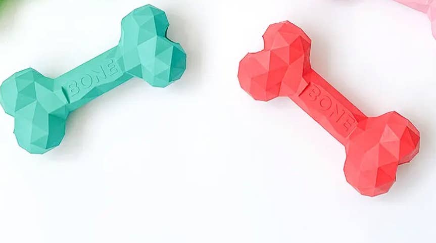 The Dura-Dog Chewer Bone Chew Toy for Dogs: Turquoise