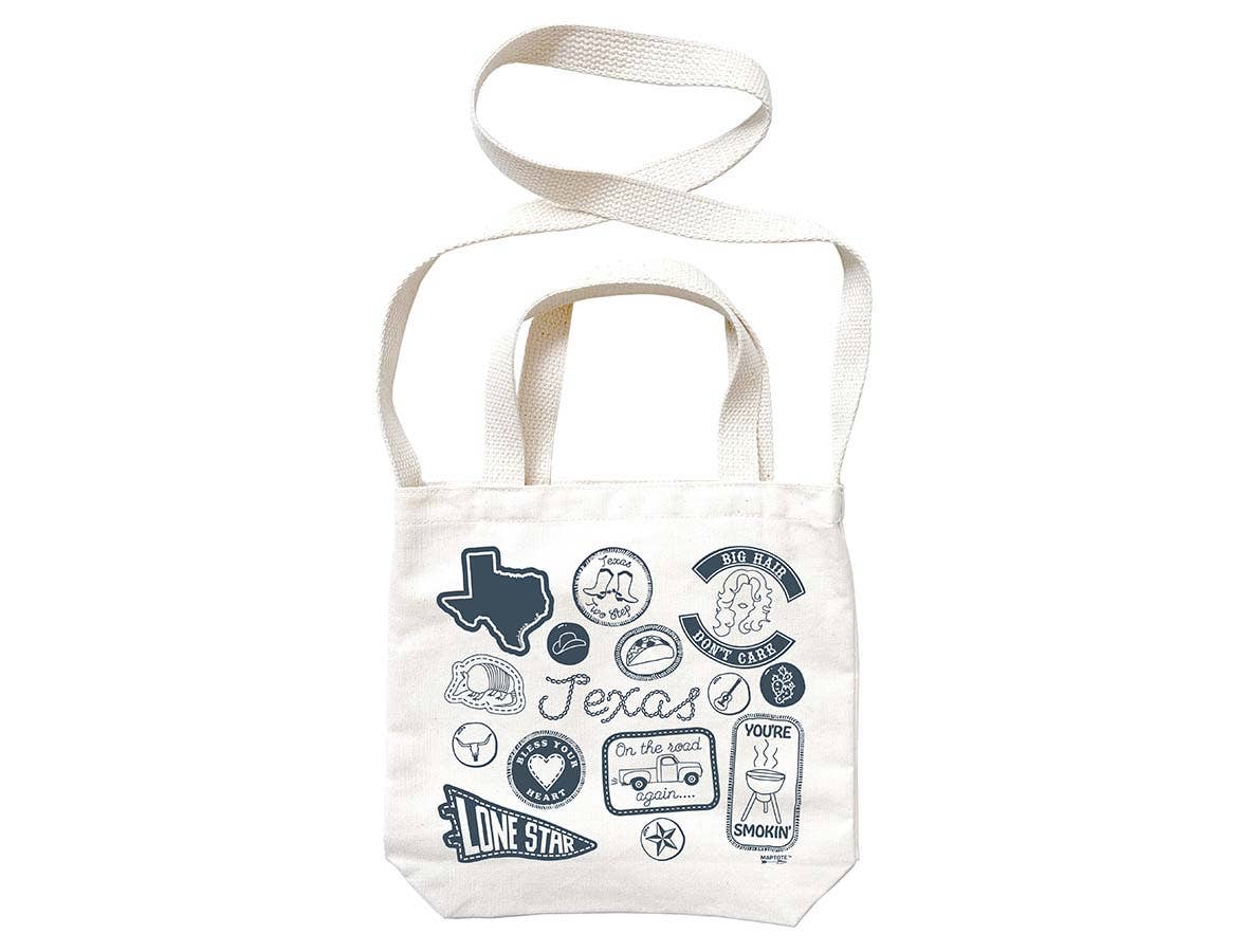 Texas Essentials Tote  – Cotton Canvas, USA Made: Natural
