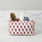 Hydrangea Cosmetic Pouches-Pink : Large