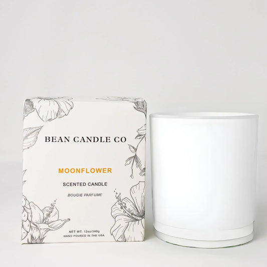 Moonflower Scented Candle-Bean Candle Company