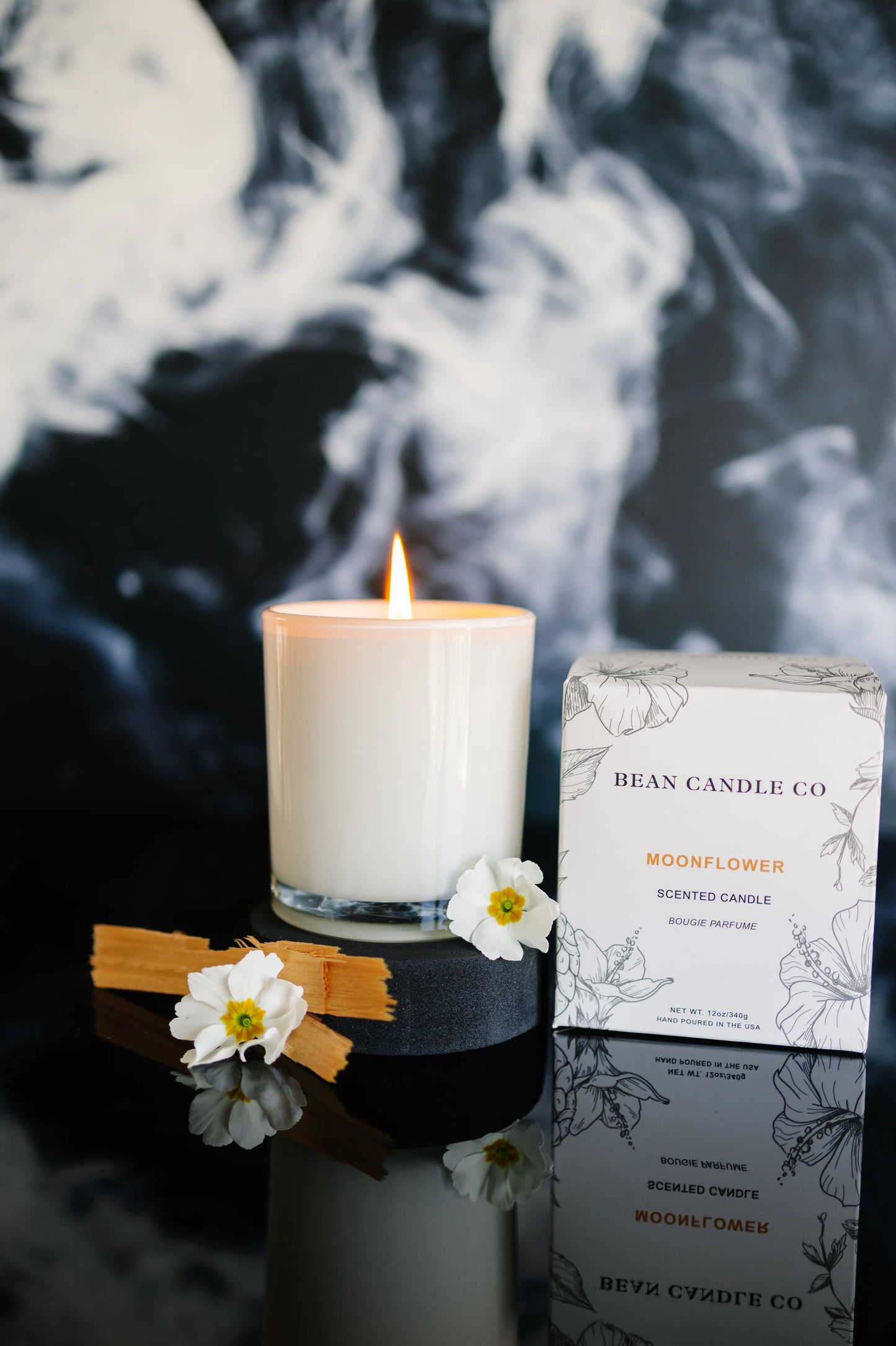 Moonflower Scented Candle-Bean Candle Company