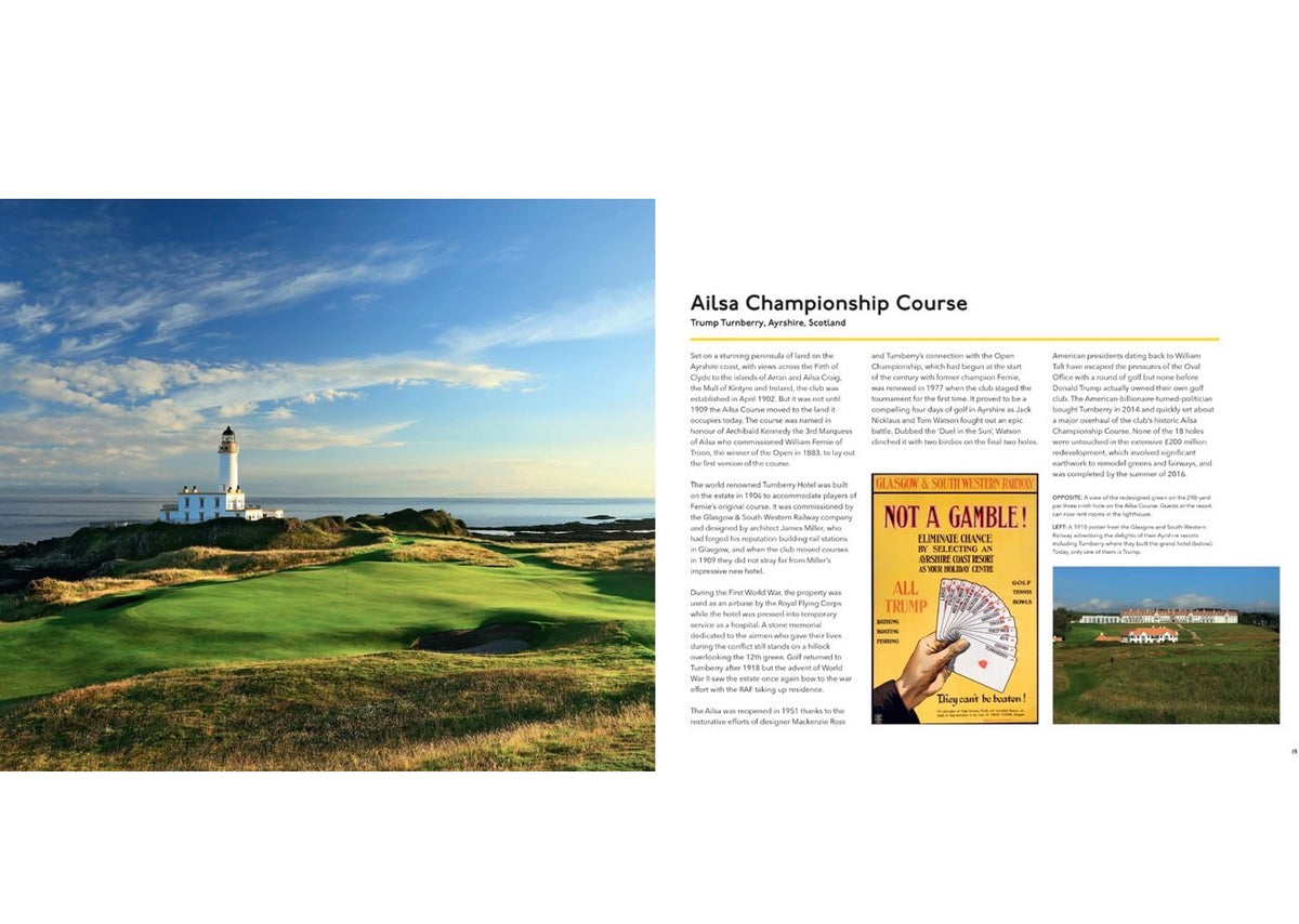 Remarkable Golf Courses Book by Ian Spragg