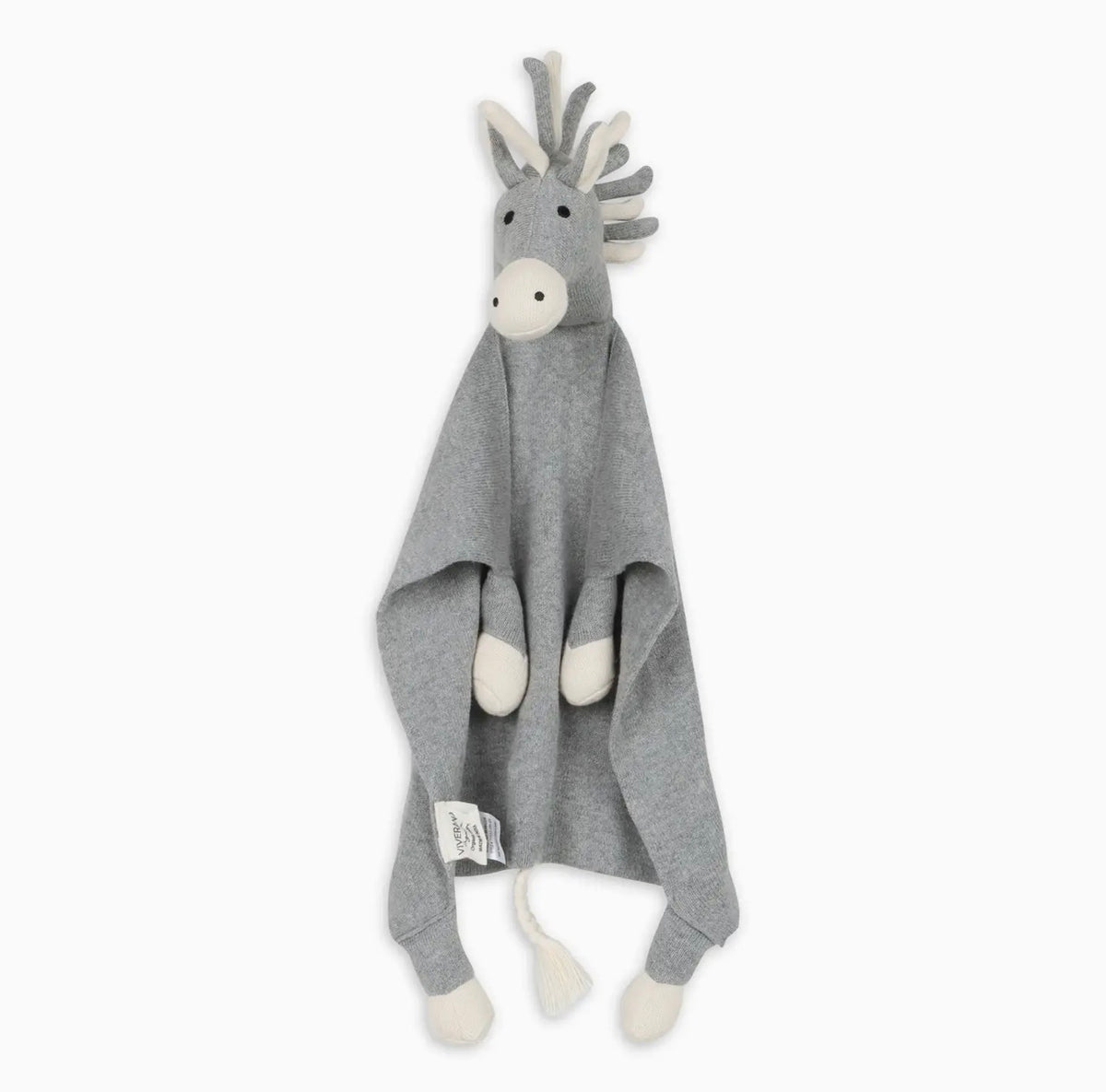 Organic Baby Lovey Security Blanket Cuddle Cloth  - Horse