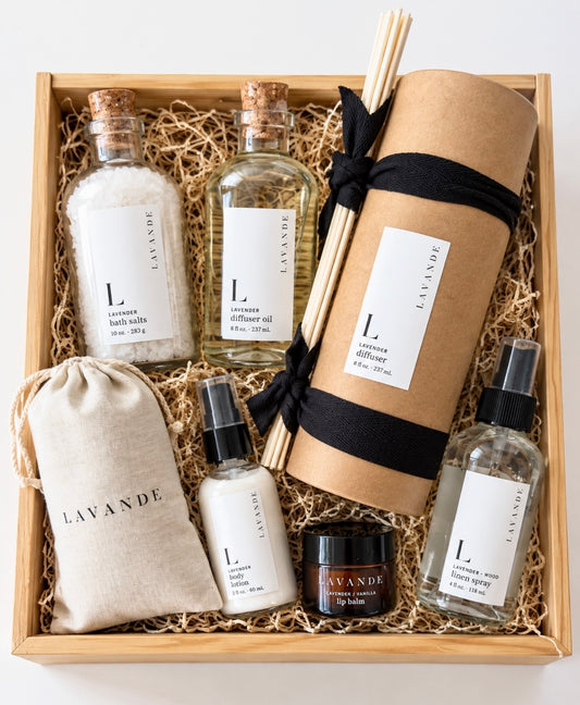 Lavender Luxe Spa Gift Set