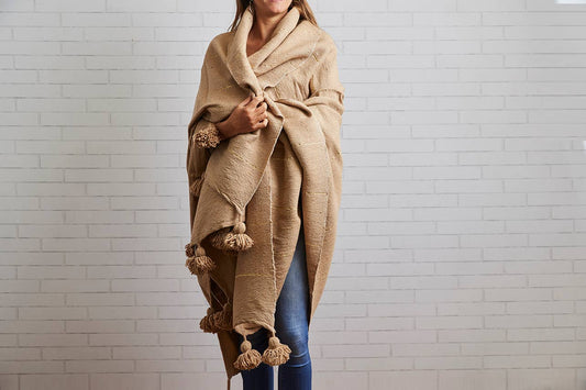 Moroccan Blankets: Camel