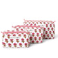 Hydrangea Cosmetic Pouches-Pink : Large