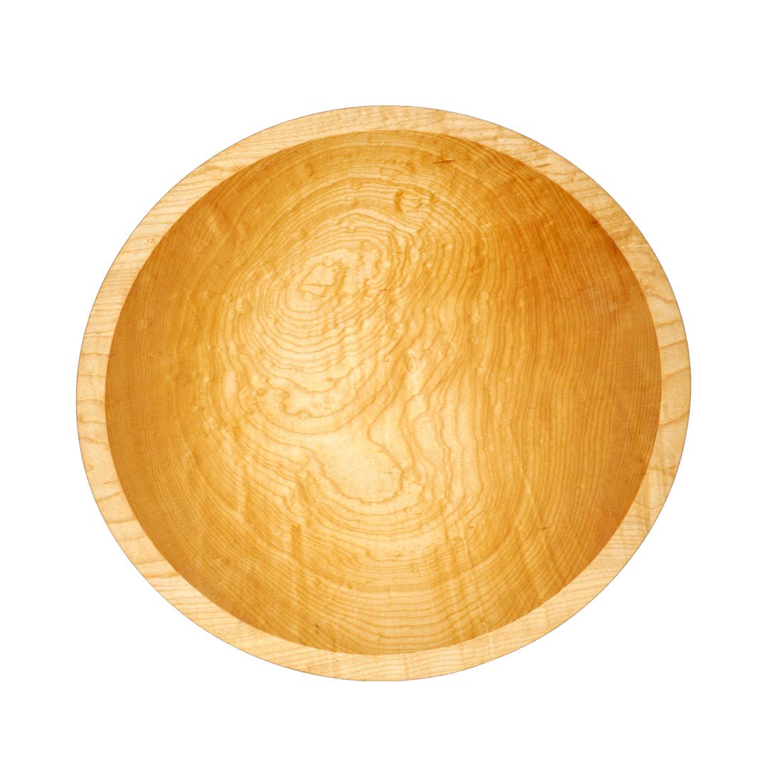 Maple Wooden Salad Bowl: 15"