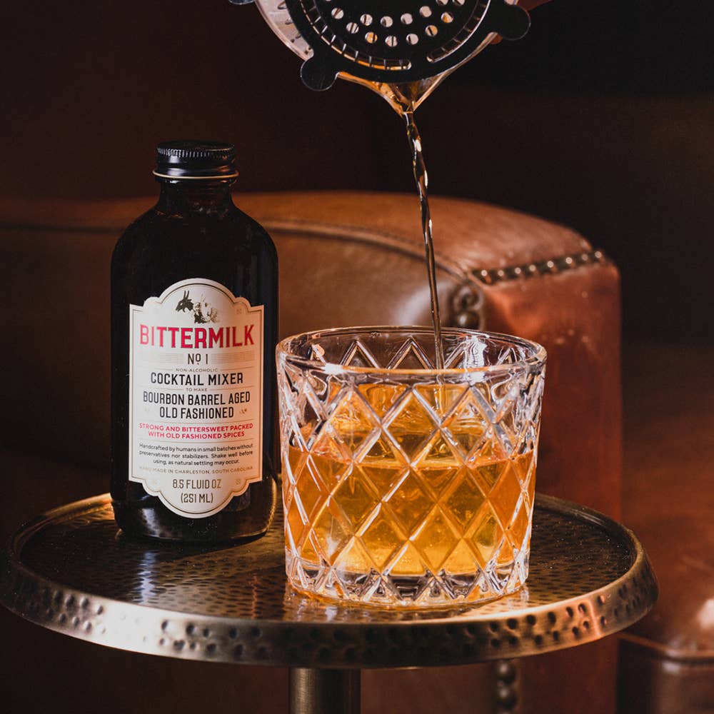 Bittermilk No.1 Cocktail Mixer- Bourbon Barrel Aged Old Fashioned
