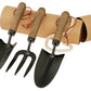 3-piece Gardening Tool Set with tube packaging