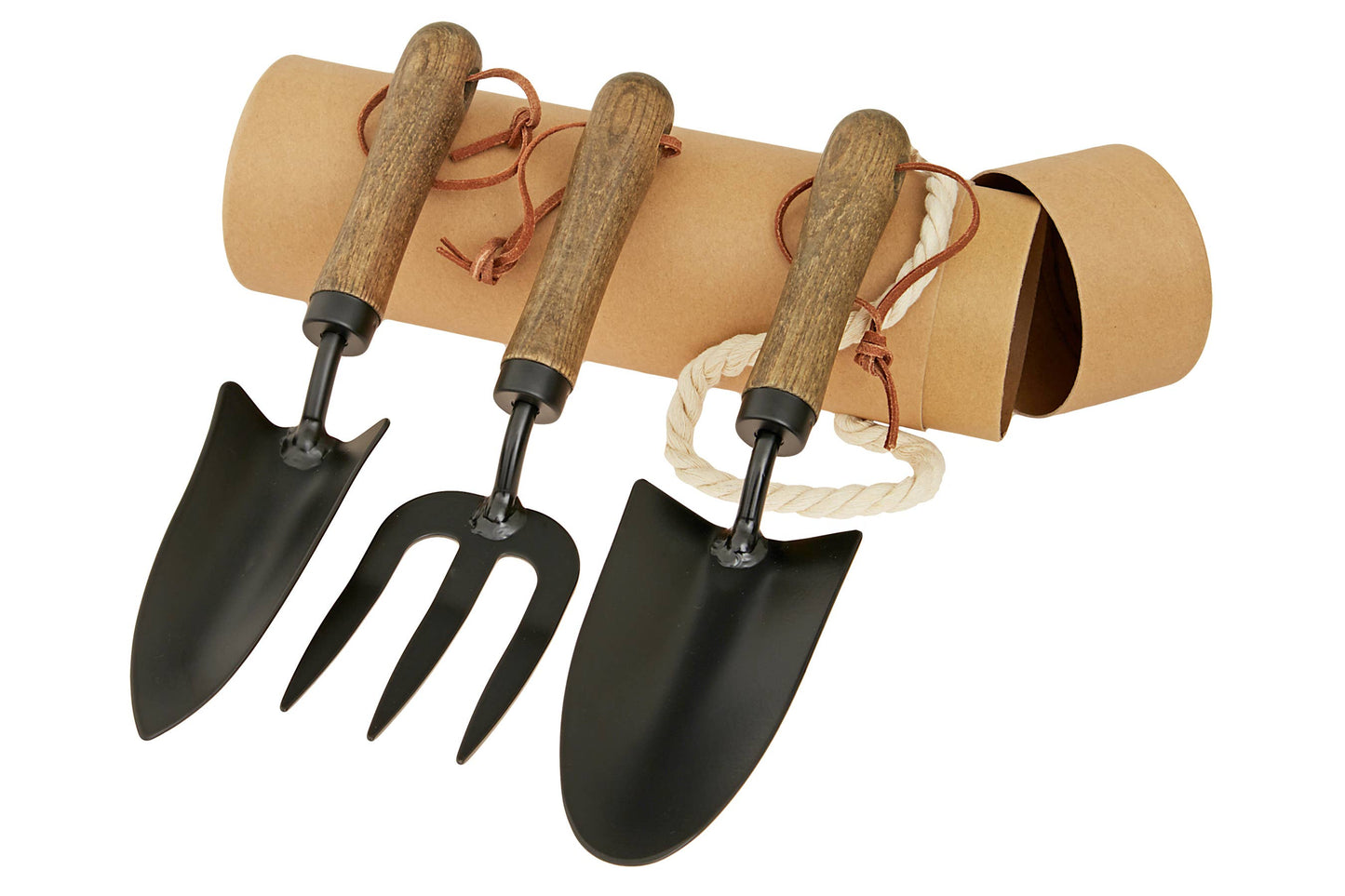 3-piece Gardening Tool Set with tube packaging