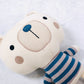 Frankie Bear Organic Cotton Knit Stuffed Animal Baby Toy