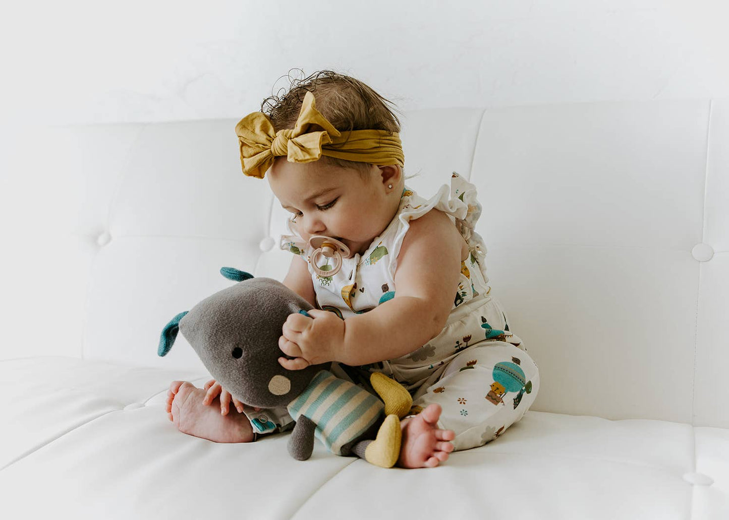 Phillipe Big Head Dog Organic Cotton Stuffed Animal Baby Kid Toy