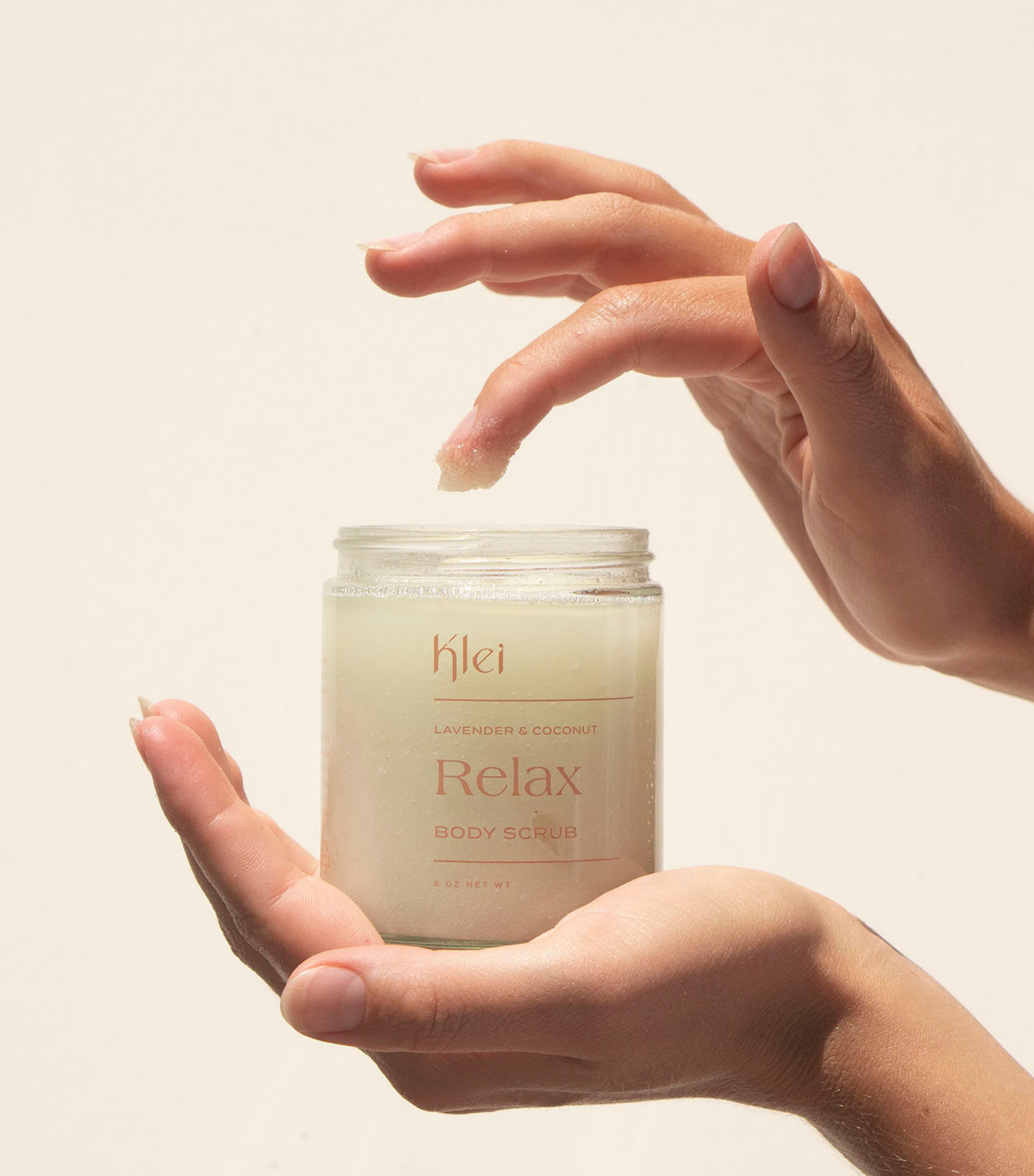 Relax Lavender & Coconut Natural Sugar Spa Body Scrub