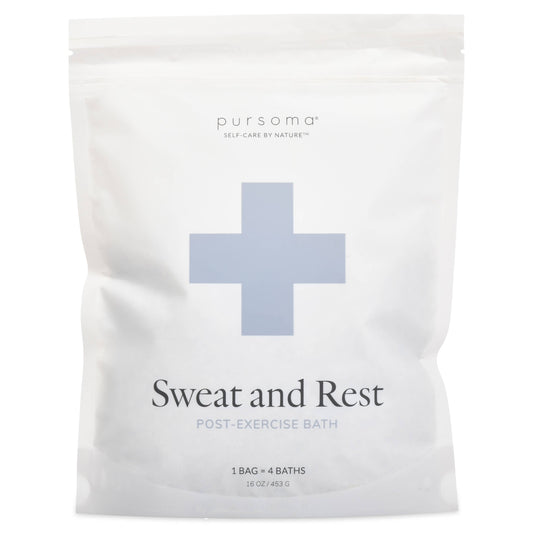 Sweat & Rest: 16 oz Post Workout Bath Recovery Salts