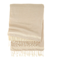 Whistler Fleece Wrap Throw Blanket: Sand Beige