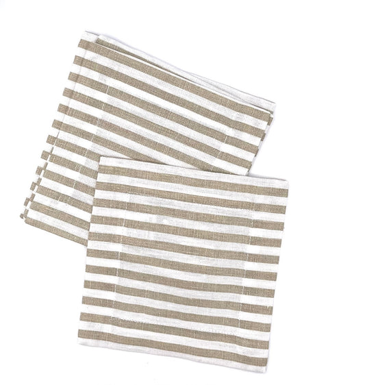 Linen Cocktail Napkin - Oatmeal